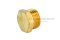 ปลั๊กอุดเกลียวนอกทองเหลือง หัวหกเหลี่ยม  ขนาด 3/8" เกลียว 19 (BSPT)