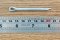 ปิ๊นเสียบถ่างเหล็กชุบขาว ( Steel Split Cotter Pin ZN) ขนาด 5x50 (3/16"x2")