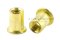 รีเวทนัททองเหลือง รุ่นคอลาย M8 Brass Rivet Nut