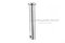 สลักหัวแบนกลม-ปิ๊นหัวแบนสแตนเลส (Stainless Steel Clevis Pin) ขนาด 12x65