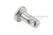 สลักหัวแบนกลม-ปิ๊นหัวแบนสแตนเลส (Stainless Steel Clevis Pin) ขนาด 4x8