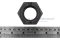 หัวน็อตดำ Hex Nut M30x3.5 (หัวน็อตเบอร์ 45) เกรด 10.9 เกลียวซ้าย