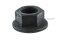 หัวน็อตติดจาน-หัวน็อตติดแหวนเหล็กดำ (Flange Hex Nut Carbon Steel) M20x1.5 เกรด 10