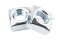หัวน็อตทรงสี่เหลี่ยมเหล็กชุบซิงค์ (Zinc Plated Square Nut DIN557) ขนาด M10 วงนอก 16.7 mm สูง 7.8 mm
