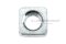 หัวน็อตทรงสี่เหลี่ยมเหล็กชุบซิงค์ (Zinc Plated Square Nut DIN557) ขนาด M12 วงนอก 19 mm สูง 9.6 mm