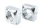 หัวน็อตทรงสี่เหลี่ยมเหล็กชุบซิงค์ (Zinc Plated Square Nut DIN557) ขนาด M20 วงนอก 29.7 mm สูง 15 mm