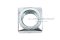 หัวน็อตทรงสี่เหลี่ยมเหล็กชุบซิงค์ (Zinc Plated Square Nut DIN557) ขนาด M20 วงนอก 29.7 mm สูง 15 mm