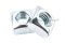 หัวน็อตทรงสี่เหลี่ยมเหล็กชุบซิงค์ (Zinc Plated Square Nut DIN557) ขนาด M8 วงนอก 13 mm สูง 6.2 mm