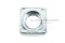 หัวน็อตทรงสี่เหลี่ยมเหล็กชุบซิงค์ (Zinc Plated Square Nut DIN557) ขนาด M8 วงนอก 13 mm สูง 6.2 mm