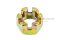 หัวน็อตผ่า-หัวน็อตทรงปราสาท-ทรงมงกุฎ M20x1.5 (ประแจขันเบอร์ 29 สูง 20 mm)