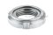 หัวน็อตล็อค KM 2 (M15x1.0) ตัวเหล็ก ไส้กันคลายสแตนเลส Stainless Steel Insert, Steel Locking Nut