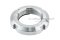 หัวน็อตล็อค KM 4 (M20x1.0) ตัวเหล็ก ไส้กันคลายสแตนเลส Stainless Steel Insert, Steel Locking Nut