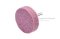 หินเจียรแกน (Grinding Stones) KEIBA ทรงแบน  2"x1/2"x6 mm (กว้างxสูงxแกน)