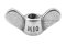 อายนัทสแตนเลสทรงปีกผีเสื้อ Wing Nut Stainless Steel ขนาด M10x1.25