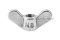 อายนัทสแตนเลสทรงปีกผีเสื้อ Wing Nut Stainless Steel ขนาด M8x0.75