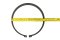 แหวนล็อคนอก แหวนล็อคเพลา 210 mm (เบอร์ 210) (วัดขนาดวงในของแหวนได้ 192 mm ความหนา 5.0 mm)