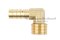 ข้อต่องอ 90°ทองเหลือง (เกลียวนอก x หางไหล) 1/2"x12mm
