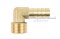 ข้อต่องอ 90°ทองเหลือง (เกลียวนอก x หางไหล) 1/2"x12mm