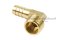 ข้อต่องอ 90°ทองเหลือง (เกลียวนอก x หางไหล) 1/2"x13 mm