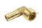 ข้อต่องอ 90°ทองเหลือง (เกลียวนอก x หางไหล) 1/2"x13 mm