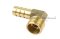 ข้อต่องอ 90°ทองเหลือง (เกลียวนอก x หางไหล) 1/2"x14 mm