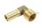 ข้อต่องอ 90°ทองเหลือง (เกลียวนอก x หางไหล) 1/2"x14 mm