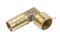 ข้อต่องอ 90°ทองเหลือง (เกลียวนอก x หางไหล) 1/2"x16 mm