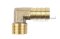 ข้อต่องอ 90°ทองเหลือง (เกลียวนอก x หางไหล) 1/2"x16 mm