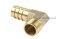 ข้อต่องอ 90°ทองเหลือง (เกลียวนอก x หางไหล) 1/2"x19 mm