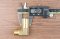 ข้อต่องอ 90°ทองเหลือง (เกลียวนอก x หางไหล) 1/2"x19 mm