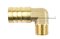 ข้อต่องอ 90°ทองเหลือง (เกลียวนอก x หางไหล) 1/2"x25 mm