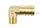 ข้อต่องอ 90°ทองเหลือง (เกลียวนอก x หางไหล) 1/2"x25 mm