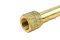 ข้อต่อตรงทองเหลืองแบบยาวพิเศษ (เกลียวนอก x เกลียวใน) 1/4" x 1/4" ความยาว 200 mm