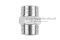ข้อต่อตรงนิปเปิ้ลสแตนเลสเกรด 316 (เกลียวนอก x เกลียวนอก) ขนาด 3/4" x 3/4" NPT รุ่นหนาพิเศษ