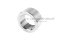 ข้อต่อตรงสแตนเลสเกรด 316L (เกลียวใน x เกลียวใน) 1" x 1" รุ่นสั้น 20 mm หนา 44 mm