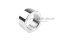 ข้อต่อตรงสแตนเลสเกรด 316L (เกลียวใน x เกลียวใน) 1" x 1" รุ่นสั้น 20 mm หนา 44 mm