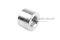 ข้อต่อตรงสแตนเลสเกรด 316L (เกลียวใน x เกลียวใน) 1/4" x 1/4" รุ่นสั้น 15 mm หนา 22 mm