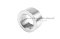 ข้อต่อตรงสแตนเลสเกรด 316L (เกลียวใน x เกลียวใน) 3/4" x 3/4" รุ่นสั้น 18 mm หนา 39 mm