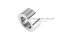 ข้อต่อตรงสแตนเลสเกรด 316L (เกลียวใน x เกลียวใน) 3/4" x 3/4" รุ่นสั้น 18 mm หนา 39 mm