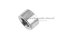 ข้อต่อตรงสแตนเลสเกรด 316L (เกลียวใน x เกลียวใน) 3/8" x 3/8" รุ่นสั้น 15 mm หนา 26 mm