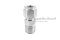 ข้อต่อตาไก่สแตนเลสเกรด 316L (เกลียวนอก x เสียบสาย) 3/8"-18 NPT x 10 mm