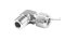 ข้อต่อตาไก่สแตนเลสเกรด 316L แบบงอ 90° (เกลียวนอก x เสียบสาย) 3/8"-18 NPT x10 mm