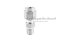 ข้อต่อตาไก่สแตนเลสเกรด 316 (เกลียวนอก x เสียบสาย) 1/8" NPT x6 mm