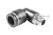ข้อต่อลมแบบงอ 90° (เกลียวนอก x เสียบสาย) ขนาด M12x1.5x12 mm