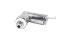 ข้อต่อลมแบบงอ 90° (เกลียวนอก x เสียบสาย) ขนาด M6x0.75 x 4 mm