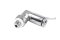 ข้อต่อลมแบบงอ 90° (เกลียวนอก x เสียบสาย) ขนาด M6x0.75 x 4 mm