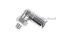 ข้อต่อลมแบบงอ 90° (เกลียวนอก x เสียบสาย) ขนาด M6x0.75 x 4 mm