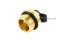 ข้อต่อวาล์วหายใจทองเหลือง Breather Valve 1/2"-14 BSPF