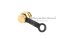 ข้อต่อวาล์วหายใจทองเหลือง Breather Valve 1/4"-19 BSPF