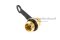 ข้อต่อวาล์วหายใจทองเหลือง Breather Valve 1/4"-19 BSPF